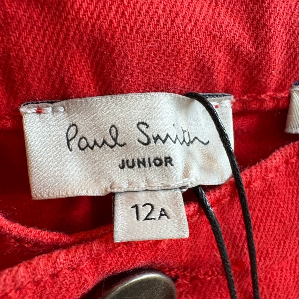 Paul Smith Junior 5 Pocket Skinny Jeans with Zebra Embroidered on back pocket - Picture 6 of 9